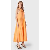 Seafolly Poletna obleka Halter 54864-DR Oranžna Regular Fit | Shoptok.si