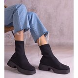 Gemre Black ankle boots with a flexible upper Evel | ePonuda.com