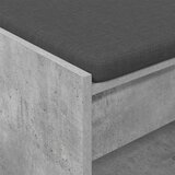  Klupa za hodnik s jastukom Betonsko Siva 83 x 38 x 45 cm - Betonsko siva 83 cm | shoptok.hr