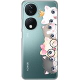  torbica silikonska print skin za honor X7b cats Cene