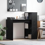  Stol s policom Crni hrast 108 x 55 x 103.5 cm Konstruirano drvo | shoptok.hr