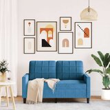  Dvosjed Plava 120 cm baršunasti | shoptok.hr