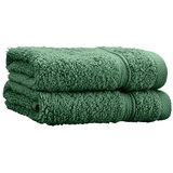 Catherine Lansfield Temno zelene frotirne bombažne brisače v kompletu 2 ks 30x30 cm Zero Twist – Cene