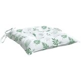  Jastuci za stolice 4 kom s uzorkom lišća 50x50x7 cm od tkanine | shoptok.hr