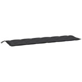  Jastuci za vrtnu klupu 2 kom crno 200x50x7 cm tkanine Oxford | Eponuda.ba
