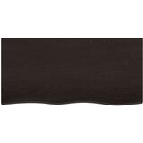 Stolna Mizna plošča temno siva 100x50x6 cm obdelana trdna hrastovina, (20818424) | Shoptok.si