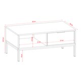  Klub stolić AUSTIN 80 - crna - zlatna | shoptok.hr