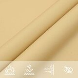  Jedro protiv sunca boje pijeska 5x3 m 100 % poliester Oxford | shoptok.hr
