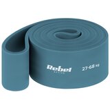 Rebel ACTIVE Lateks (guma) elastična traka za vežbanje Power Band PL-6, plava, otpor 27-68 kg, model RBA-3000-6 Cene