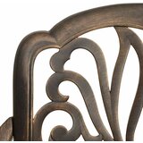  3-dijelni bistro set od lijevanog aluminija brončani | shoptok.hr
