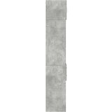 vidaXL Ozka omara za shranjevanje betonsko siva 30x42,5x225cm inž. les | Shoptok.si
