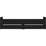  Okvir za krevet s ladicama crni 75 x 190 cm mali za jednu osobu | shoptok.hr
