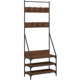 Maison Chic Regal za oblačila s prostorom za čevlje - Polica za čevlje rjav hrast 72x34x184 cm, (21777563) Cene