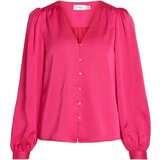 Vila Topi & Bluze VIELLETTE V-NECK - NOOS 14074530 Rdeča | Shoptok.si