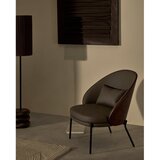 Kave Home Rjav fotelj iz umetnega usnja Eamy – | Shoptok.si
