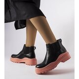 Gemre Black ankle boots on a colorful platform Marinone | shoptok.hr