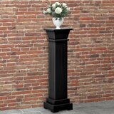  Klasični četvrtasti stalak za biljke crni 17 x 17 x 66 cm MDF | shoptok.hr