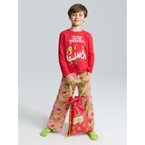 Sinsay Pamučna dvodijelna pidžama s božićnim motivom Grinch Slike