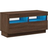 TV ormarić s LED svjetlima boja smeđeg hrasta 80 x 35 x 40 cm | Eponuda.ba
