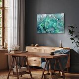  Slika - Turquoise Leaves (1 Part) Wide 120x80 | shoptok.hr