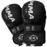 INF Rokavice za boks s pol prsti - MMA, sparing, vreča za udarjanje in kickboxing Black S, (5000078437) | Shoptok.si