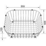 Blanco 514238 žična košara za pomivalno korito | Shoptok.si