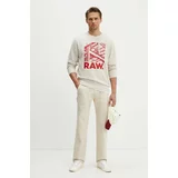 G-star Raw Bombažen pulover moški, bež barva, D24678-D562