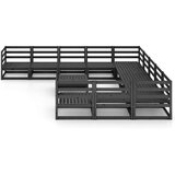  Vrtna sedežna garnitura 12-delna trdna borovina, (20969159) | Shoptok.si