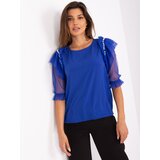 LAKERTA Blouse-LK-BZ-506682.26P-Cobalt | Shoptok.si