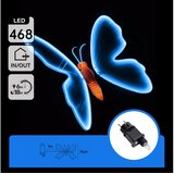 Aigostar LED spoljašnja dekoracija 468xLED 75 cm IP44 leptir/plava | Eponuda.com