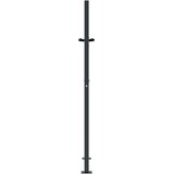 vidaXL Vrtna vrata antracitna 105x130 cm jeklena kvadratna oblika | Shoptok.si