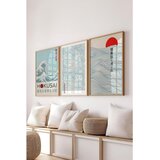 WALLXPERT Ç-300741 - 3040 set dekorativnih slika u više boja (3 komada) | Eponuda.com