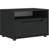 TV ormarić VISNES crni 60x40x38 cm izrađeno drvo | Eponuda.com