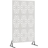  Zaslon za privatnost 100 x 50 x 180 cm Nehrđajući čelik Srebrna | shoptok.hr