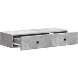 Stolna montirana na zid Betonska siva 87,5 x 34,5 x 17 cm | shoptok.hr