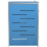 vidaXL Spremište za kantu za smeće 69 x 77,5 x 115 cm nehrđajući čelik | shoptok.hr