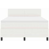  LED Box Spring Krevet s uzglavljem Krema i bijela 140 x 190 cm | shoptok.hr