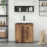 vidaXL Ormarić za umivaonik s pohranom Staro drvo 60 x 34 x 63 cm Cijene