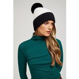 Marisse Black And White Pompom Hat | ePonuda.com