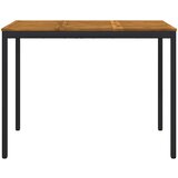  Stol za bar u vrtu Prirodna i crna 141 x 80,5 x 105 cm | shoptok.hr