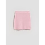 Reserved Pletena suknja - pastelnoružičasto | shoptok.hr