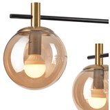  Luster na šipci LILOU 4xE14/5W/230V zlatna/crna/dimno bež | Eponuda.com