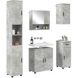  Set namještaja za kupaonicu s ladicama 5 pcs Betonski sivi | shoptok.hr