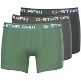 G-star Raw Boksarice CLASSIC TRUNK CLR 3 PACK Zelena | Shoptok.si