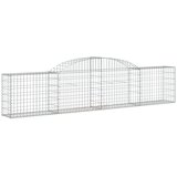  Lučne gabionske košare 2 kom 300x30x60/80 cm pocinčano željezo | shoptok.hr