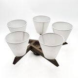  Brilagi - LED Prislonjen luster ANTHONY 5xE14/40W/230V hrast orah/bela | Eponuda.com