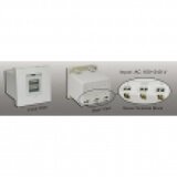 uložak 45x45mm (2M) sa dvostrukim usb punjačem (dc 5V, 2.4A), led pokazatelj punjenja NA41202UCG