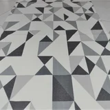 Prostirka print 70x140cm triangl sivo-bela
