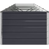  Povišeni vrtni krevet Antracit 400 x 80 x 55 cm | shoptok.hr