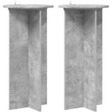  Stalak za biljke 2 pcs Betonska siva 40 x 40 x 80 cm | shoptok.hr